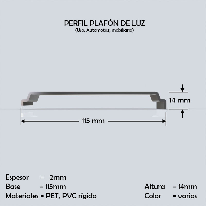 iluminacion de pvc