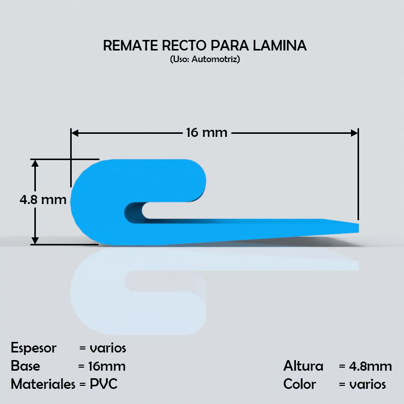 perfiles de pvc