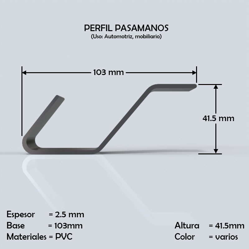 perfiles de pvc